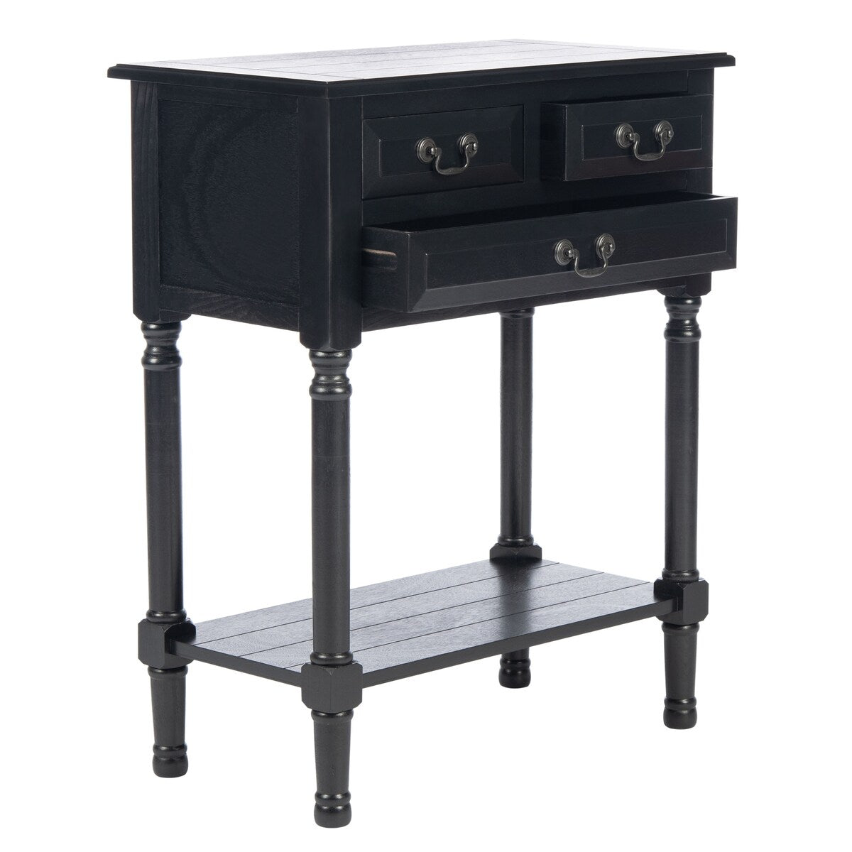 SAFAVIEH Leaner 3-Drawer Console Table - 23.5" W x 13" L x 29.5" H - 24Wx13Dx30H