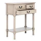 SAFAVIEH Leaner 3-Drawer Console Table - 23.5" W x 13" L x 29.5" H - 24Wx13Dx30H