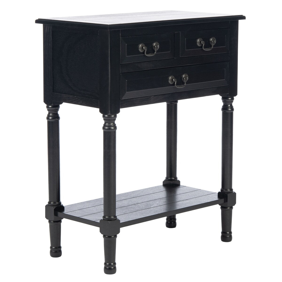 SAFAVIEH Leaner 3-Drawer Console Table - 23.5" W x 13" L x 29.5" H - 24Wx13Dx30H