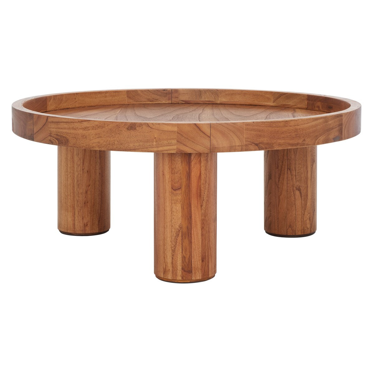 SAFAVIEH Leena 3 Leg Round Coffee Table - 36" W x 36" D x 15" H - 36Wx36Dx15H