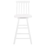 SAFAVIEH Lelah Swivel 25-inch Counter Stool - 17 In. W x 17 In. D x 40 In. H - 17Wx17Dx40H