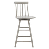 SAFAVIEH Lelah Swivel 25-inch Counter Stool - 17 In. W x 17 In. D x 40 In. H - 17Wx17Dx40H