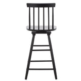 SAFAVIEH Lelah Swivel 25-inch Counter Stool - 17 In. W x 17 In. D x 40 In. H - 17Wx17Dx40H