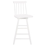 SAFAVIEH Lelah Swivel 25-inch Counter Stool - 17 In. W x 17 In. D x 40 In. H - 17Wx17Dx40H