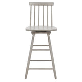 SAFAVIEH Lelah Swivel 25-inch Counter Stool - 17 In. W x 17 In. D x 40 In. H - 17Wx17Dx40H