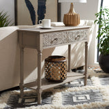 SAFAVIEH Leonia 2-Drawer Console Table - 35.5" W x 13" L x 29.5" H - 36Wx13Dx30H