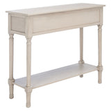 SAFAVIEH Leonia 2-Drawer Console Table - 35.5" W x 13" L x 29.5" H - 36Wx13Dx30H