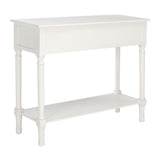 SAFAVIEH Leonia 2-Drawer Console Table - 35.5" W x 13" L x 29.5" H - 36Wx13Dx30H