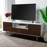 SAFAVIEH Lerke Media TV Stand - 54" W x 15.7" L x 19.7" H - 54Wx16Dx20H