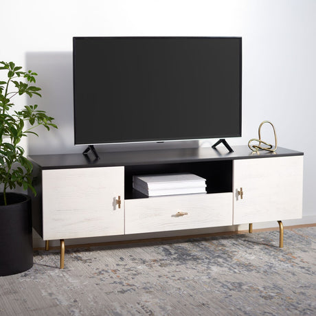 SAFAVIEH Lerke Media TV Stand - 54" W x 15.7" L x 19.7" H - 54Wx16Dx20H