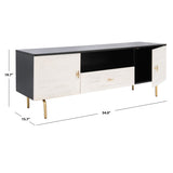 SAFAVIEH Lerke Media TV Stand - 54" W x 15.7" L x 19.7" H - 54Wx16Dx20H