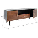 SAFAVIEH Lerke Media TV Stand - 54" W x 15.7" L x 19.7" H - 54Wx16Dx20H