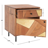 SAFAVIEH Lesly 1-Drawer 1-Door Nightstand