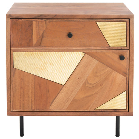 SAFAVIEH Lesly 1-Drawer 1-Door Nightstand