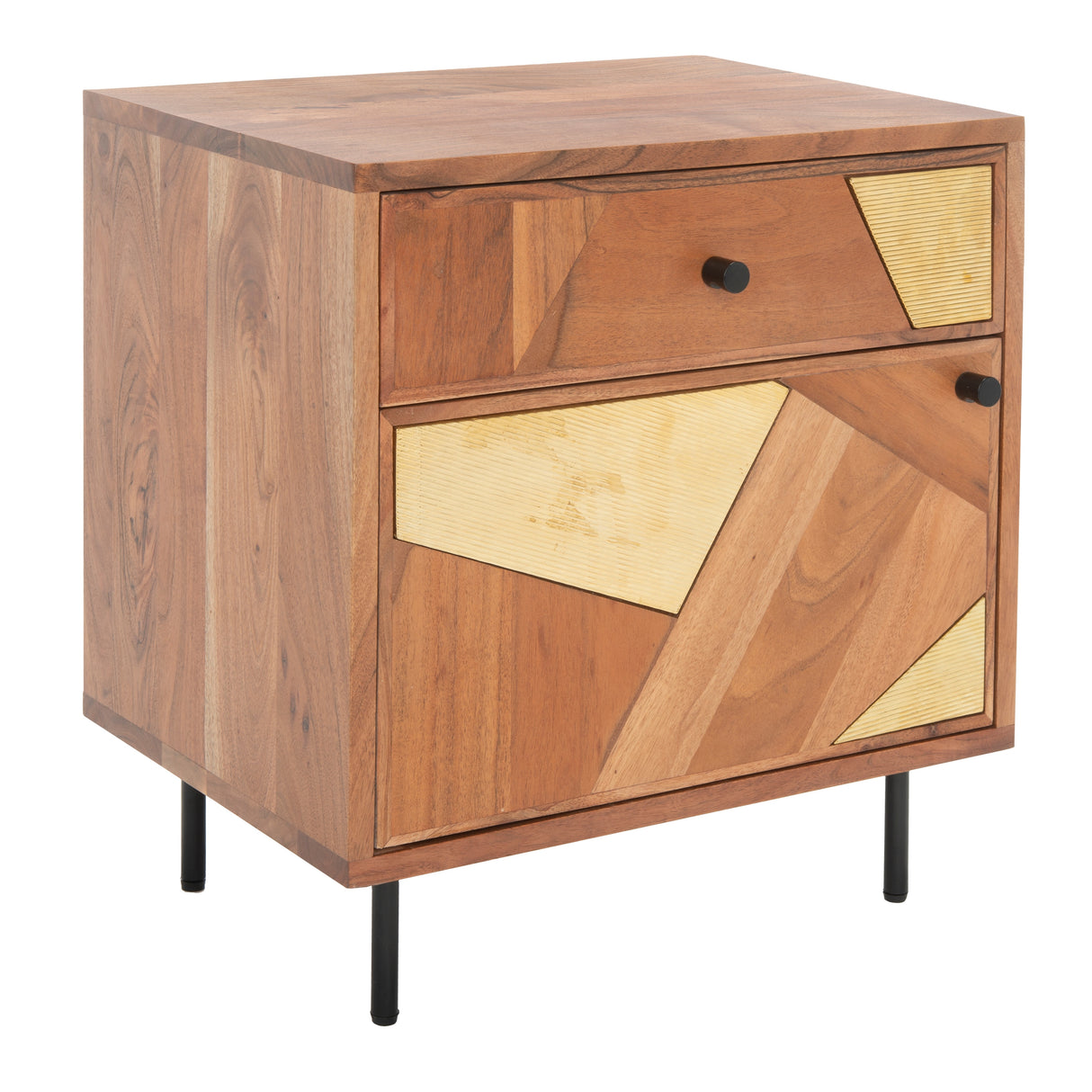 SAFAVIEH Lesly 1-Drawer 1-Door Nightstand