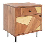 SAFAVIEH Lesly 1-Drawer 1-Door Nightstand