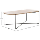 SAFAVIEH Leva Coffee Table - 39.4 In. W x 20.5 In. D x 13.8 In. H - 39Wx21Dx14H