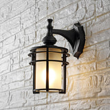 SAFAVIEH Lighting Abir Outdoor Wall Sconce - 8" W x 6" D x 11" H - 8Wx6Dx11H