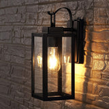 SAFAVIEH Lighting Adalgira Outdoor Wall Sconce - 5" W x 7" D x 14" H - 5Wx7Dx14H