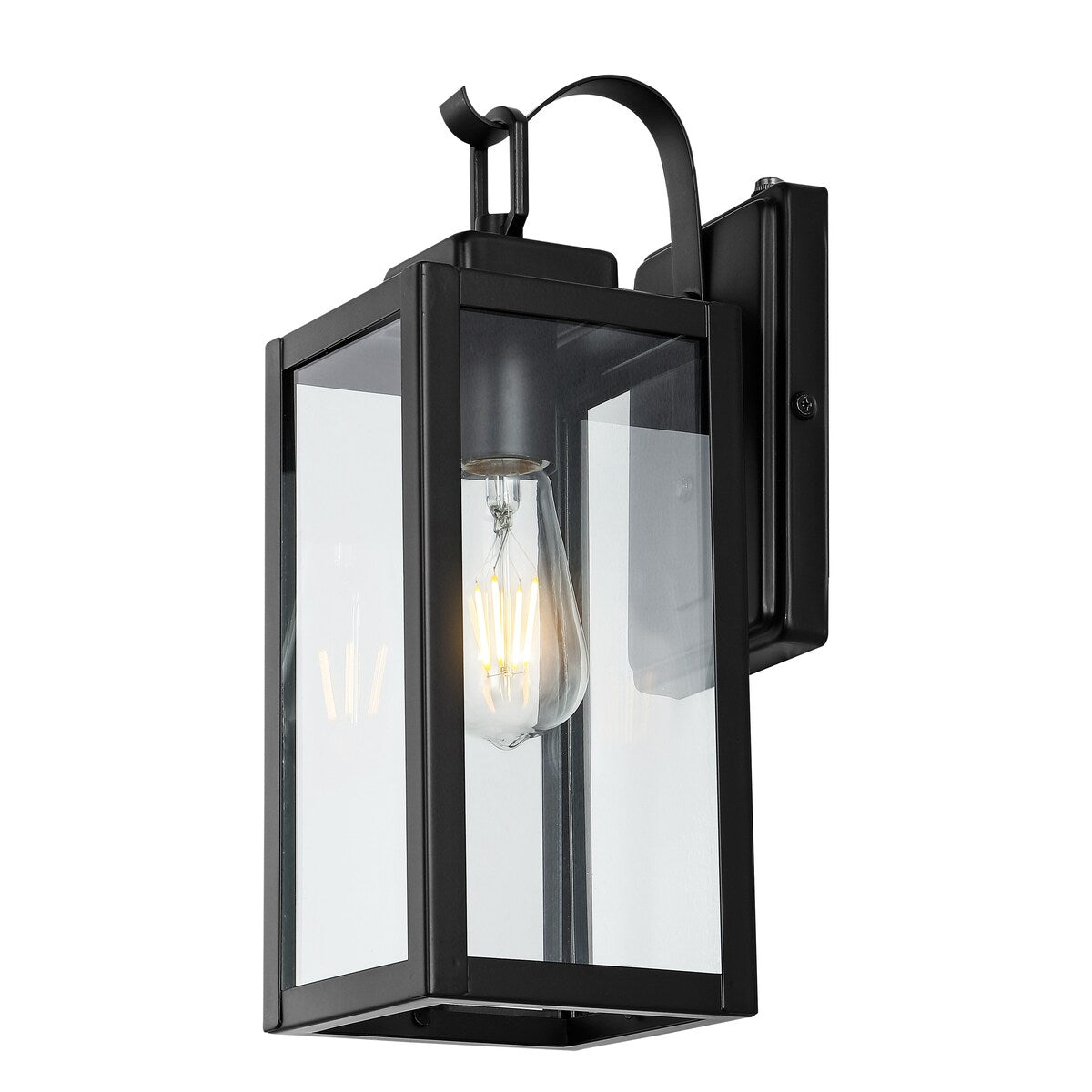 SAFAVIEH Lighting Adalgira Outdoor Wall Sconce - 5" W x 7" D x 14" H - 5Wx7Dx14H