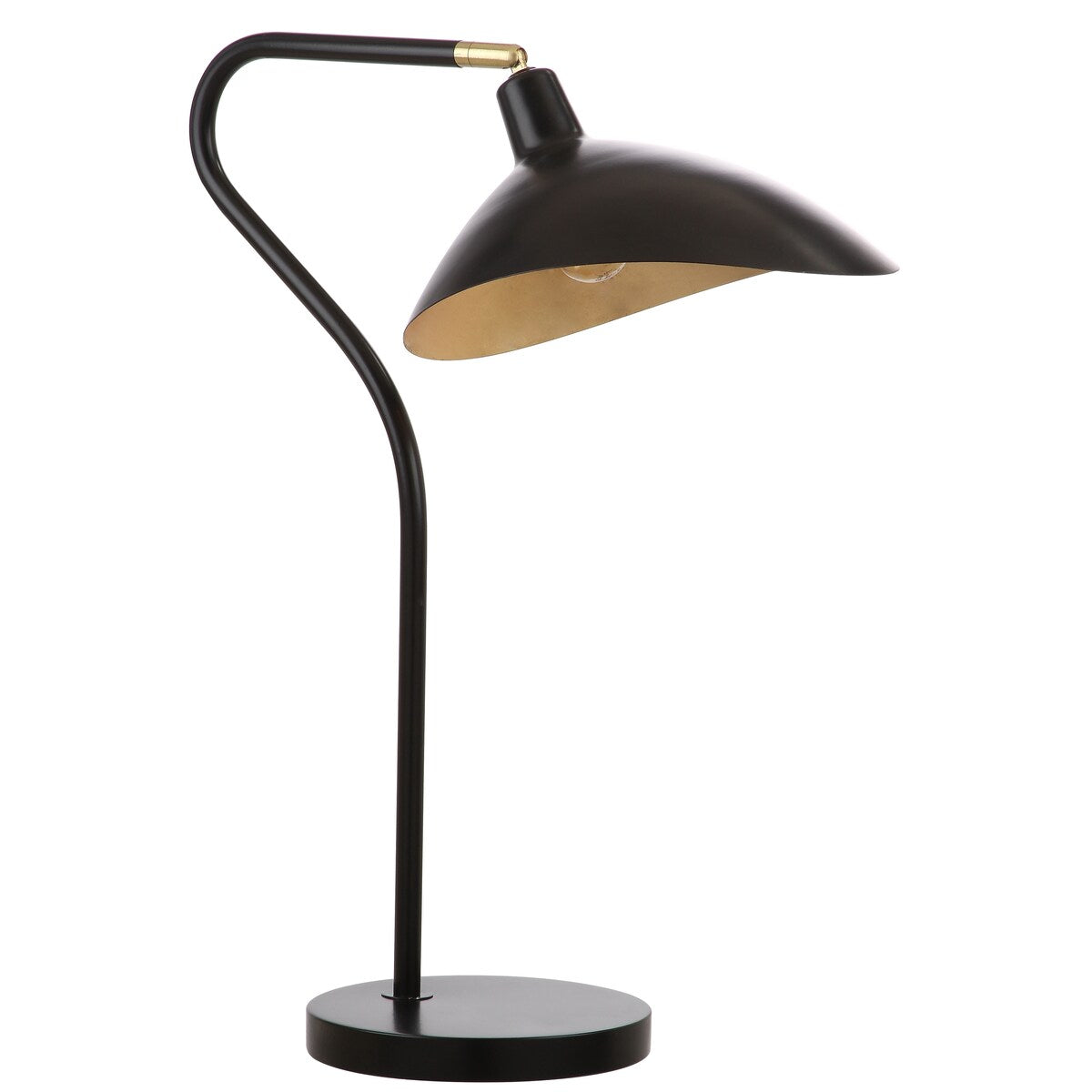 SAFAVIEH Lighting Adria 30-inch Adjustable Black/ Gold Task Table Lamp - 20"x10.16"x23-30"