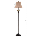 SAFAVIEH Lighting Adriane 62-inch Branch Floor Lamp - 13"x13"x62" - Brown - 13Wx13Dx62H