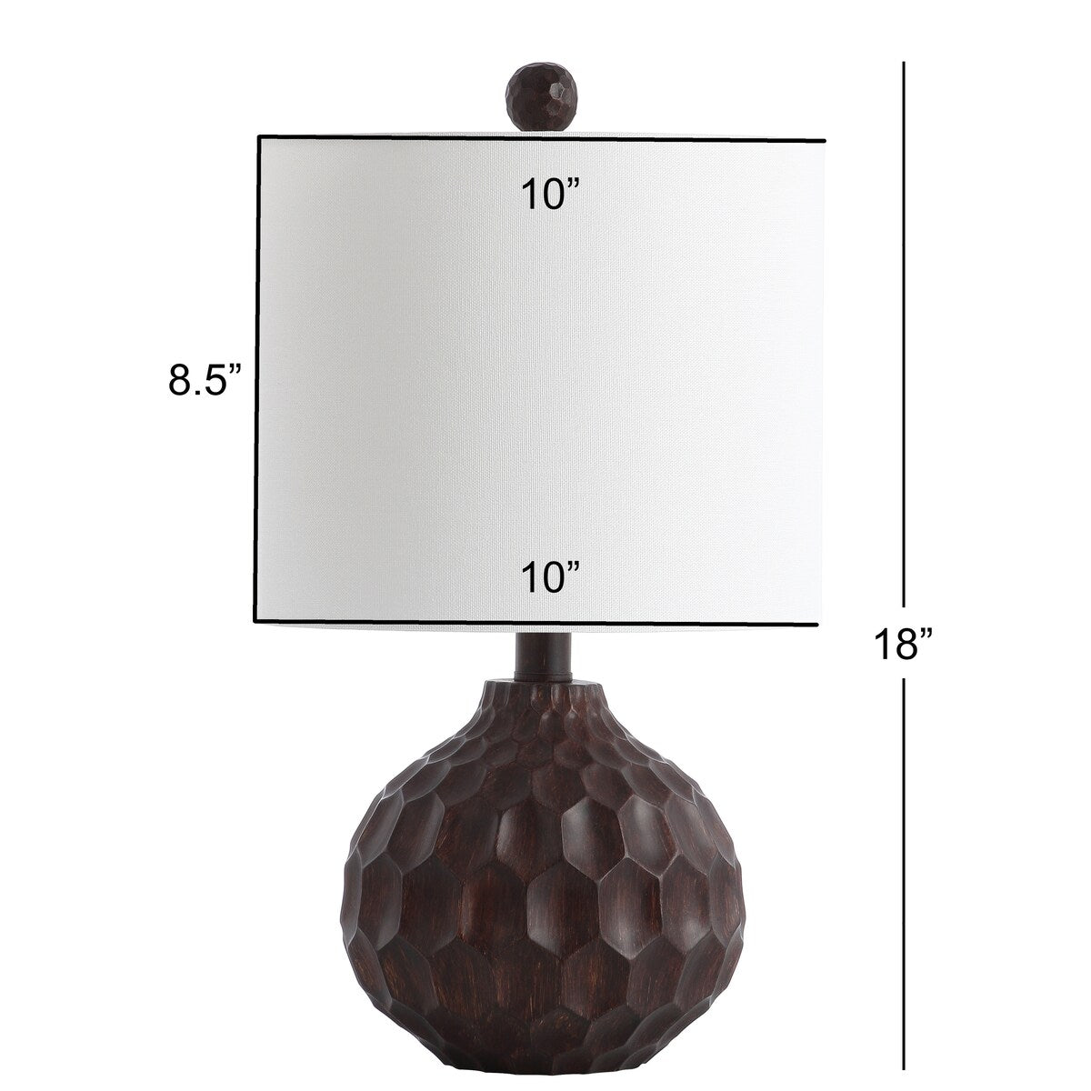 SAFAVIEH Lighting Agni 18-inch LED Table Lamp - 10"x10"x18" - 10Wx10Dx18H