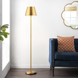 SAFAVIEH Lighting Aili 60-inch Iron Floor Lamp - 10.9" x 10.9" x 60" - Brass - 11Wx11Dx60H