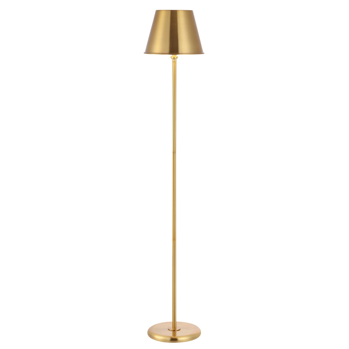 SAFAVIEH Lighting Aili 60-inch Iron Floor Lamp - 10.9" x 10.9" x 60" - Brass - 11Wx11Dx60H