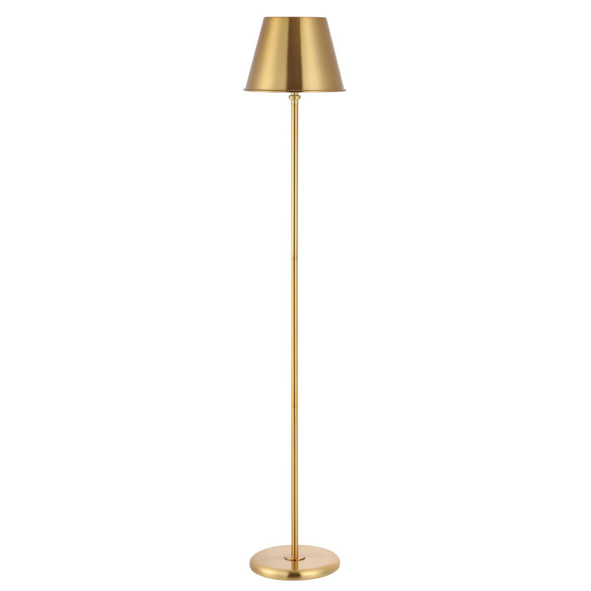 SAFAVIEH Lighting Aili 60-inch Iron Floor Lamp - 10.9" x 10.9" x 60" - Brass - 11Wx11Dx60H