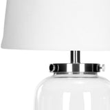 SAFAVIEH Lighting Alja 23-inch Clear Glass Table Lamp - 15"x15"x22.5" - 15Wx15Dx23H