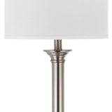 SAFAVIEH Lighting Alysia 60-inch Nickel Floor Lamp - 16"x16"x60" - 16Wx16Dx60H