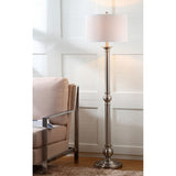 SAFAVIEH Lighting Alysia 60-inch Nickel Floor Lamp - 16"x16"x60" - 16Wx16Dx60H