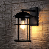 SAFAVIEH Lighting Andreiana Outdoor Wall Sconce - 8" W x 10" D x 14" H - 8Wx10Dx14H