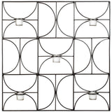 SAFAVIEH Lighting Antoanela Elegance 5-Sconce Wall Candle Holder - 28.3"x3.9"x28.3" - 28Wx4Dx28H