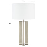 SAFAVIEH Lighting Appoline 28" Table Lamp - 15" W x 15" D x 28" H - 15Wx15Dx28H