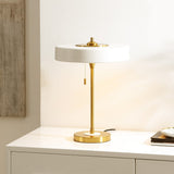 SAFAVIEH Lighting April 19-inch Table Lamp with Pull Chain (LED Bulb Included) - 13.8 In.W x 13.8 In. D x 19.3 In. H