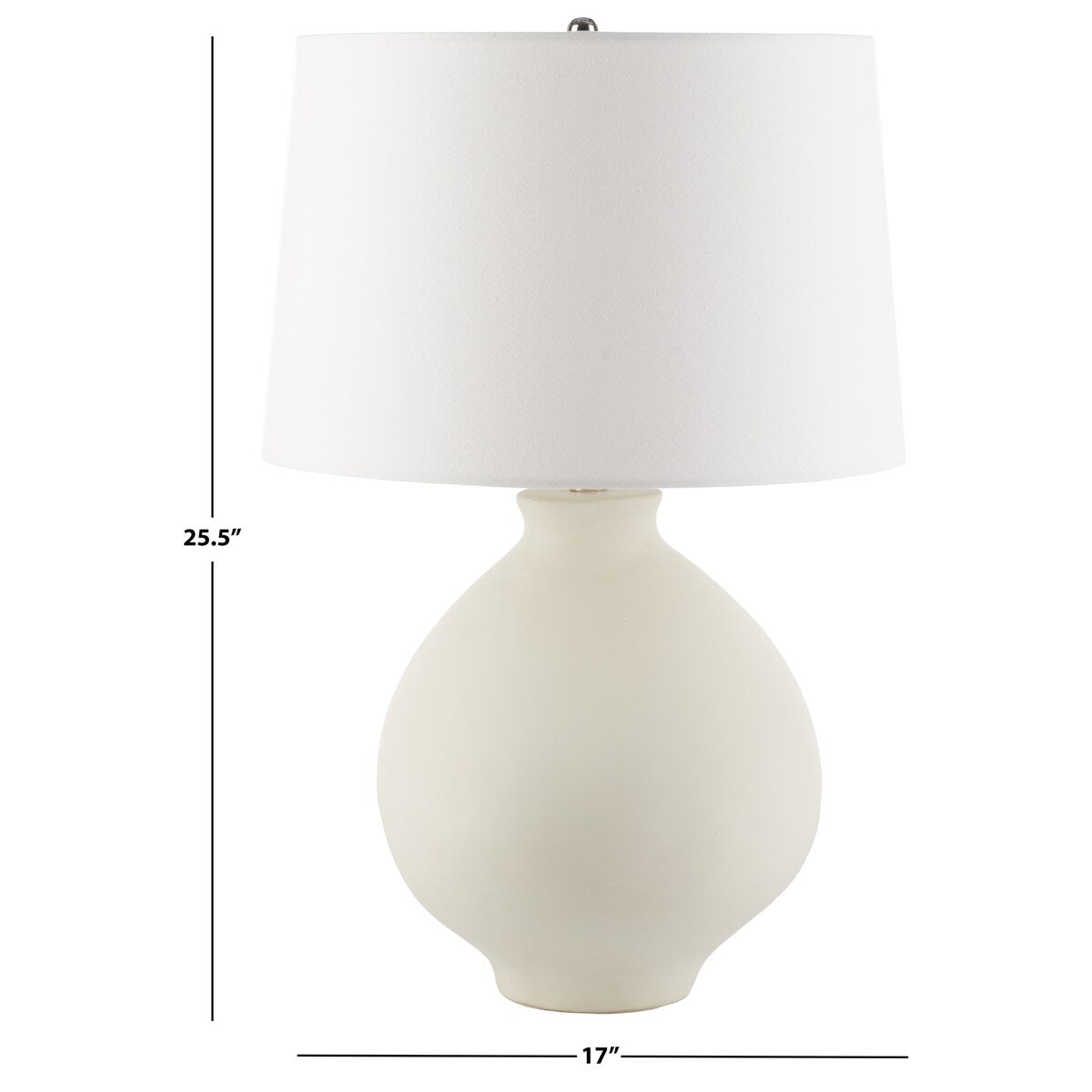 SAFAVIEH Lighting Archana 26" Shabby Chic Table Lamp - 17" W x 17" D x 26" H - 17Wx17Dx26H