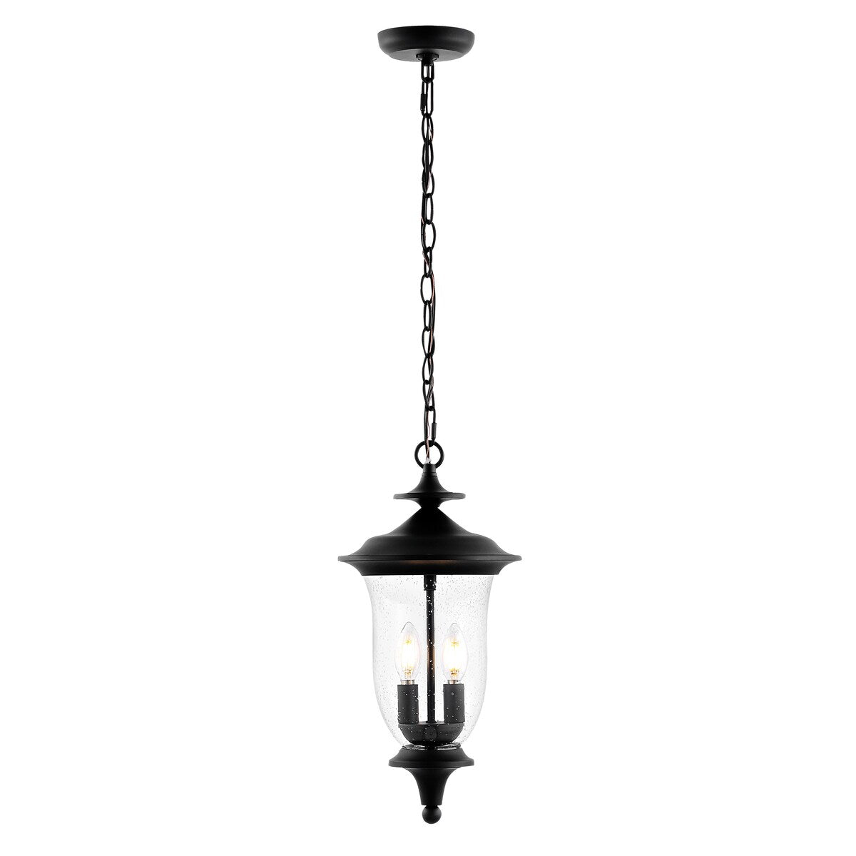 SAFAVIEH Lighting Arianne Outdoor Pendant - 9" W x 9" D x 24-96" H - 9Wx9Dx96H