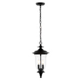 SAFAVIEH Lighting Arianne Outdoor Pendant - 9" W x 9" D x 24-96" H - 9Wx9Dx96H