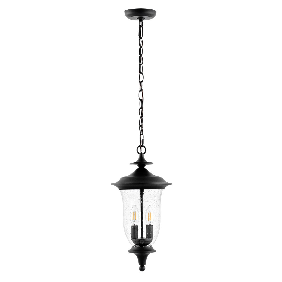 SAFAVIEH Lighting Arianne Outdoor Pendant - 9" W x 9" D x 24-96" H - 9Wx9Dx96H