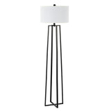 SAFAVIEH Lighting Arndis 60-inch Floor Lamp - 16" W x 16" D x 60" H - Black - 16Wx16Dx60H