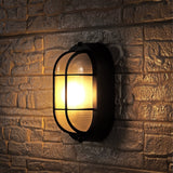 SAFAVIEH Lighting Avdije Outdoor Wall Sconce - 5" W x 4" D x 9" H - 5Wx4Dx9H