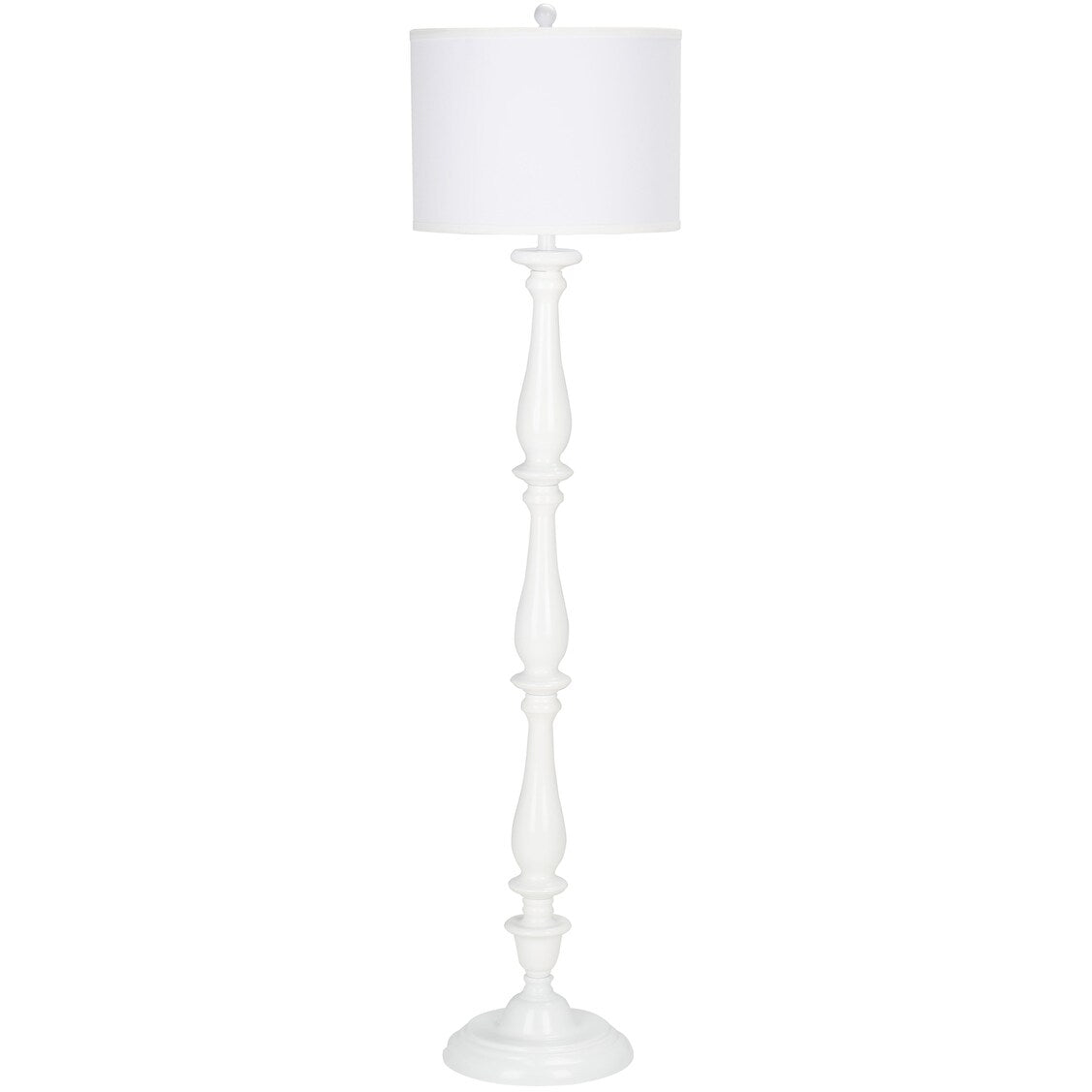 SAFAVIEH Lighting Ayanna 62-inch Candlestick White Floor Lamp - 15"x15"x62" - 15Wx15Dx62H