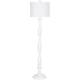 SAFAVIEH Lighting Ayanna 62-inch Candlestick White Floor Lamp - 15"x15"x62" - 15Wx15Dx62H