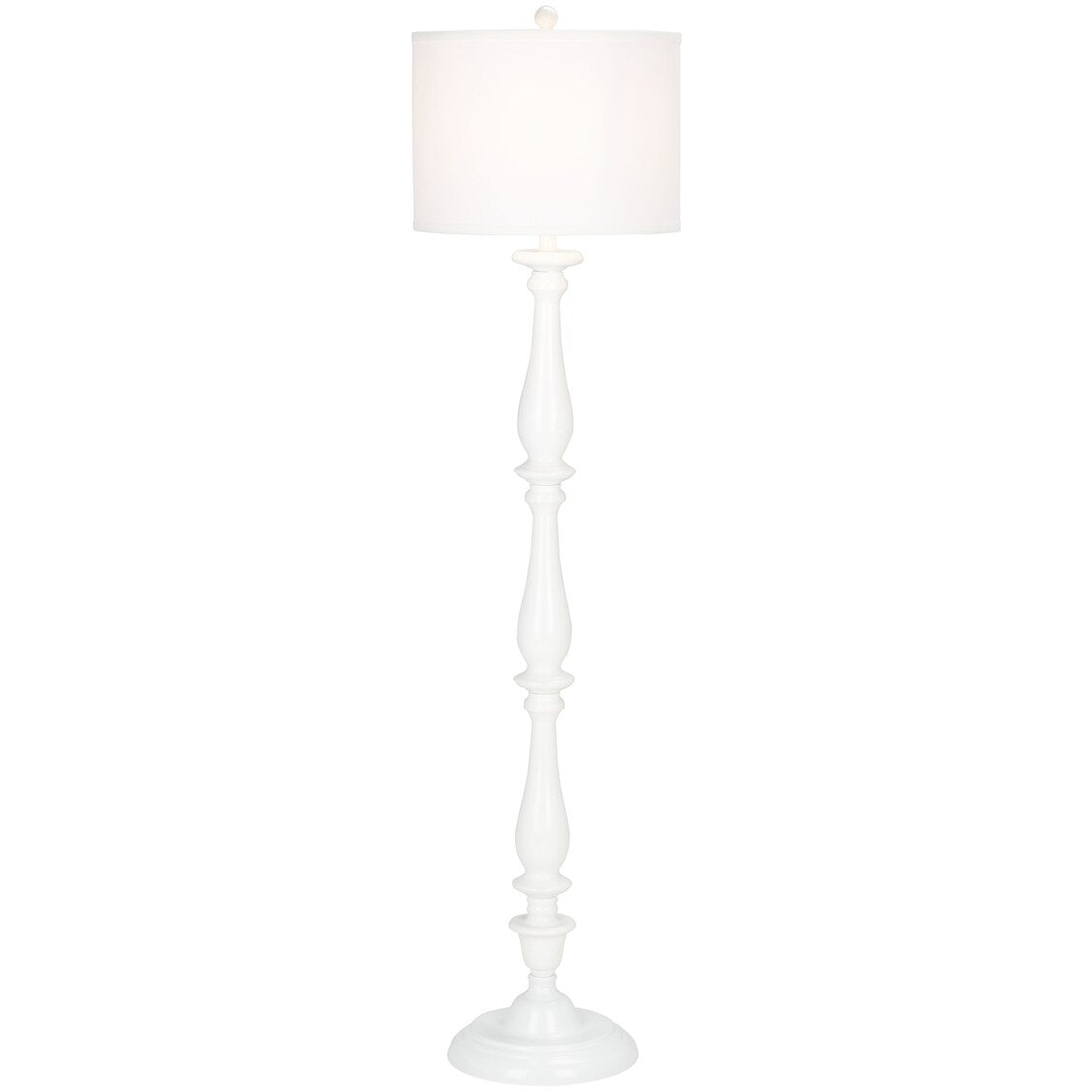 SAFAVIEH Lighting Ayanna 62-inch Candlestick White Floor Lamp - 15"x15"x62" - 15Wx15Dx62H