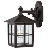 SAFAVIEH Lighting Basilisa Outdoor Wall Sconce - 10" W x 7" D x 13" H - 10Wx7Dx13H