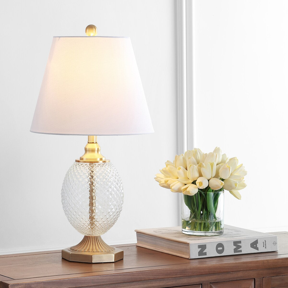 SAFAVIEH Lighting Bell 24-inch LED Table Lamp - 13"x13"x24" - 13Wx13Dx24H