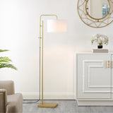 SAFAVIEH Lighting Benita 62-inch Floor Lamp - 18" W x 13" D x 62" H - Gold - 18Wx13Dx62H