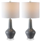 SAFAVIEH Lighting Bozhanka 24" Table Lamp - 11"x11"x24" - 11Wx11Dx24H